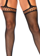 Fishnet Crotchless Teddy