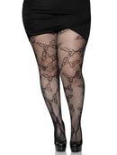 Butterfly Net Tights Curvy Size