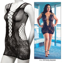 Scandal Plus Size Peek-A-Boo Mini Dress Curvy Size