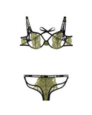 Savage Af Cutout Bra and Caged Panty