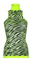 Neon Zebra Racer Back Mini Dress