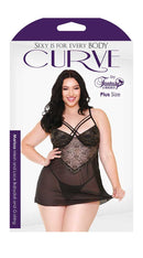 Marissa Mesh and Lace Chemise & G String