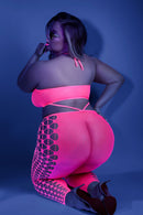 Own The Night Bodystocking Curvy Size